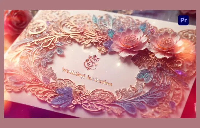 Premium 3D Indian Design Wedding Invitation Slideshow